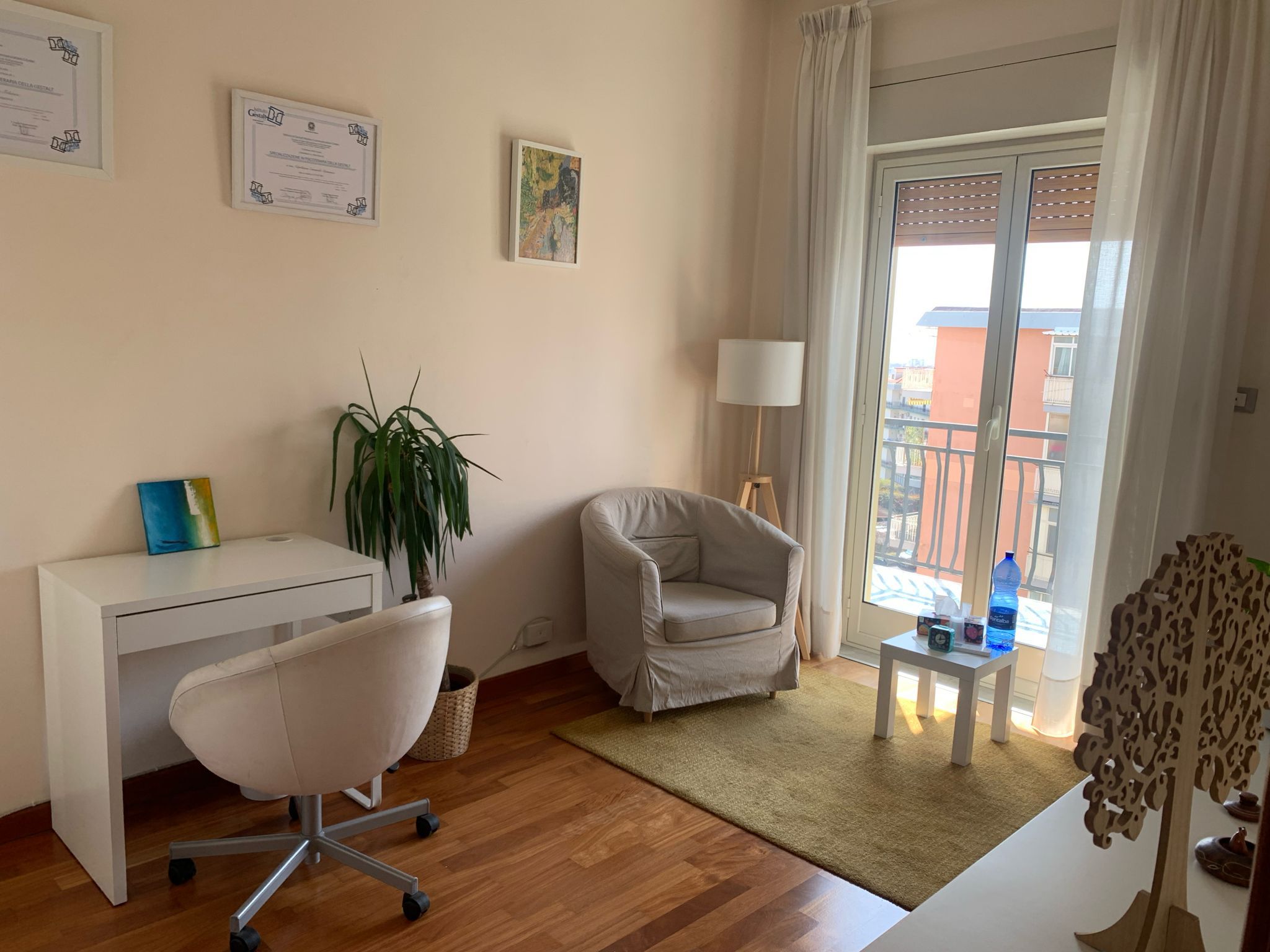 Vista dello studio psicologico